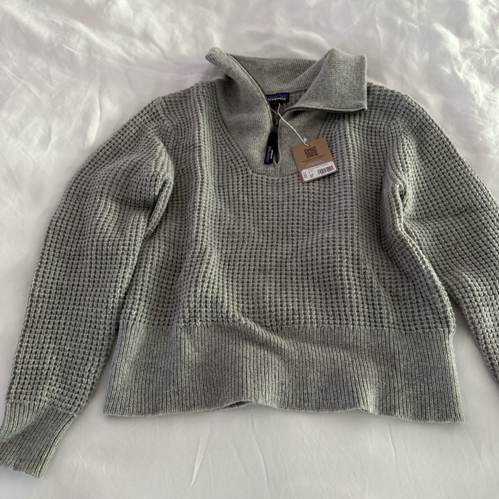 Patagonia Gray Women's Cowl Neck Sweater